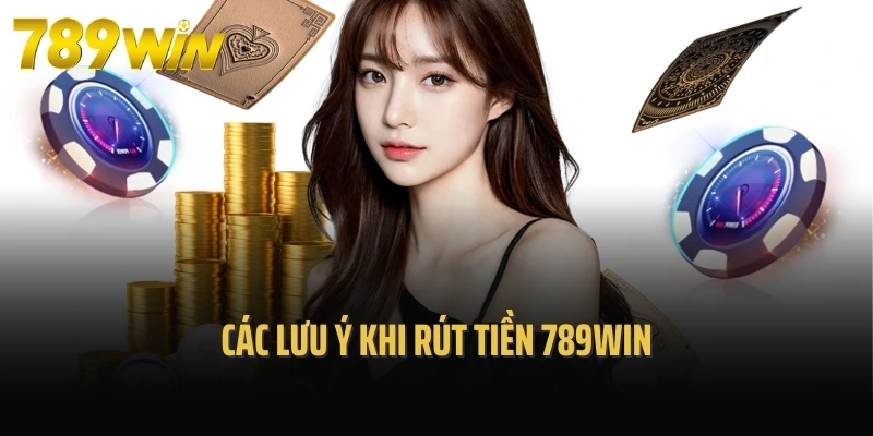Các lưu ý khi rút tiền 789Win